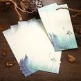 thumbnail image 1 of Oriental Style Letter Writing Set 4 Artistic Papers + 2 Envelopes for Wedding Birthday Invitation Stationery, 1 of 6