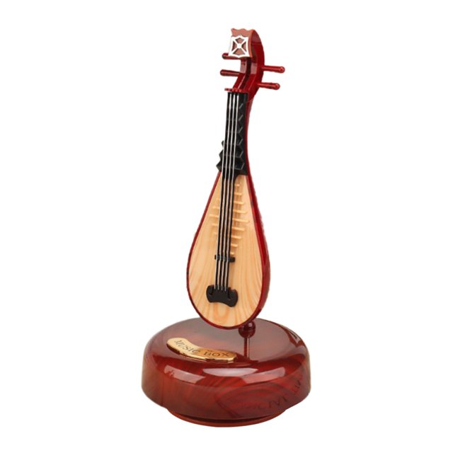 Boîtes à Musique Instrument Classique Style Vintage pour Maison Bureau Artware Cadeau Luté