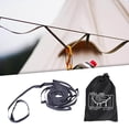 thumbnail image 3 of Colorful Camping Tent Rope Lanyard hanger campsite Clothesline Hanging Gear Strap Lamp Grey, 3 of 9
