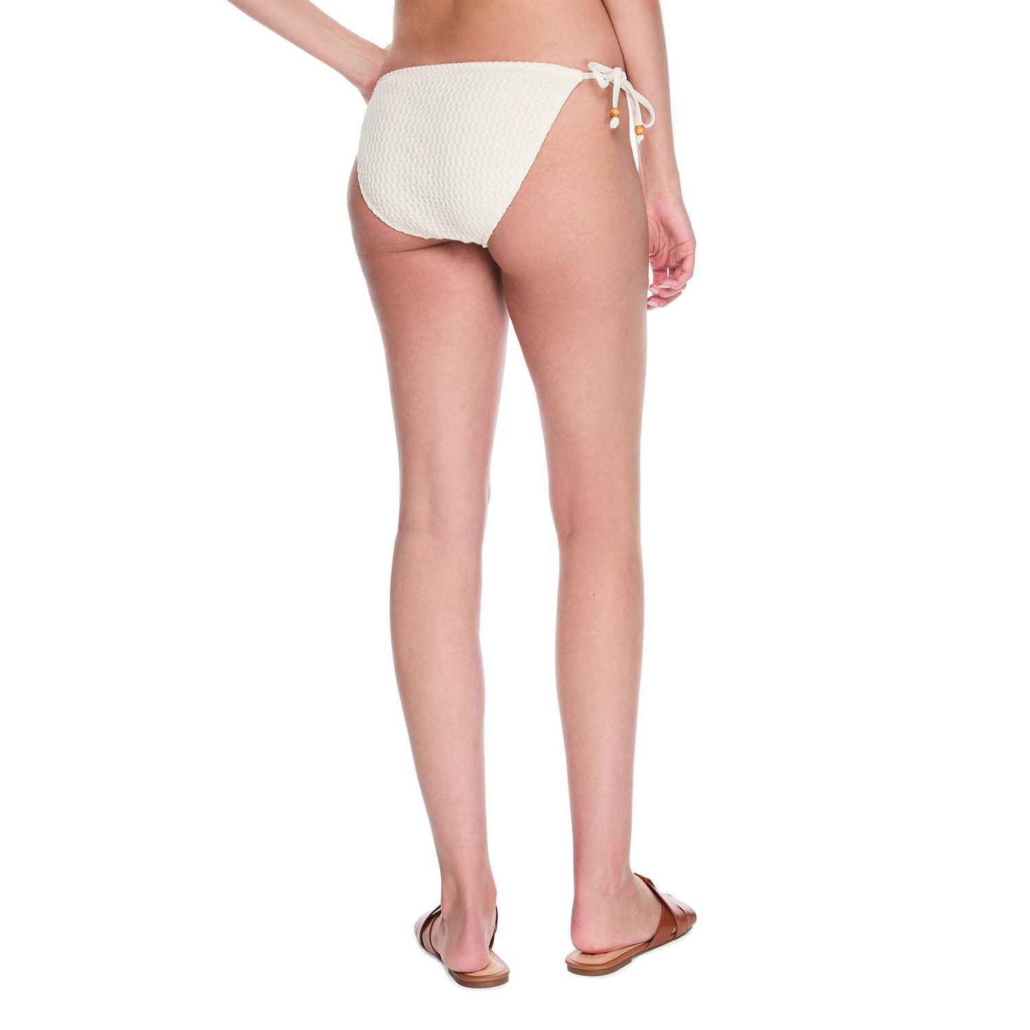 No Boundaries Women's String Bikini Bottom