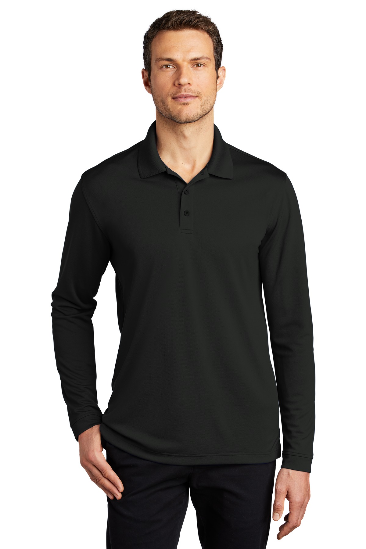 Port Authority Men's Dry Zone UV MicroMesh Long Sleeve Polo K110LS