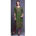 thumbnail image 2 of Bimba Tuniques Droites pour Femmes Kurta Imprimée Tenue d'Été Kurti pour Dames, 2 of 5
