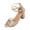 Gold, variant on WRKEKC Womens Sandals Peep Toe Solid Color High Heel Sandals with Wide Strap Buckle Chunky Heel Casual Dressy Footwear