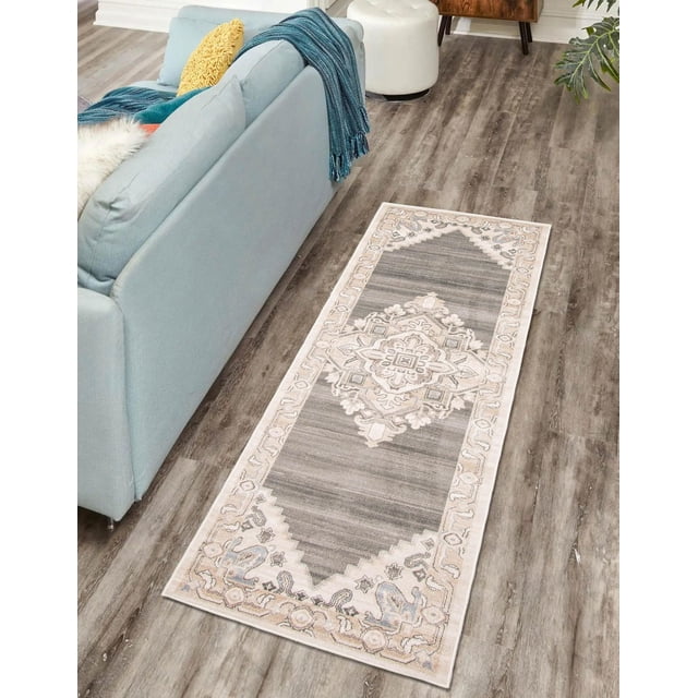 ECARPET Addie Traditional Runner Rug for Living Room, Bedroom, Dining Room, Entrance, Hallway and More.