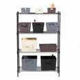thumbnail image 3 of 4 Tier Steel Wire Shelf Rack, Black, 3 of 6