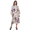 thumbnail image 1 of Moomaya Cotton Robe Women Long Printed Cotton Crossover Summer Bathrobes, 1 of 6