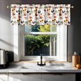 thumbnail image 2 of 1 Piece Chicken Kitchen Curtains and Valances Set for Windows Rooster Kitchen Window Curtains Over Sink Decor 18x54 in, 2 of 5