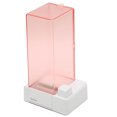 thumbnail image 3 of Automatic Cotton Pad Holder, Nonslip Bottom Pink Appearance Automatic Cotton Pad Storage Box PC Material Easy To Take Transparent  For Cotton Pad, 3 of 8