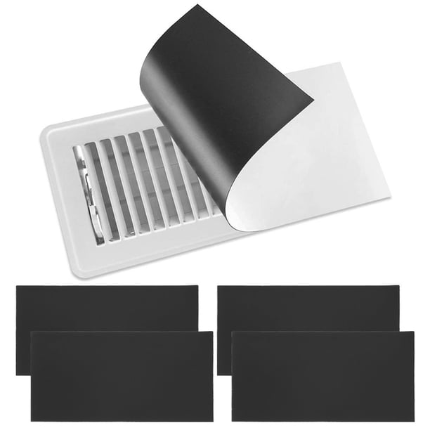 HVAC Premium 4-Pack Magnetic Vent Covers – 5.5 X 12 Inch, 1.5mm Thick Anisotropic Magnets For Wall, Floor & Ceiling Vents