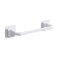 thumbnail image 2 of Over Cabinet Towel Bar Shelf Cabinet or Door Storage and Display Rack Hand Towel short white, 2 of 7