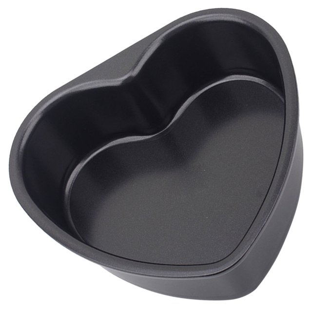 OUNONA Heart Shaped Bakeware Aluminum Alloy Easy to Carry for Professional Use 1Pcs
