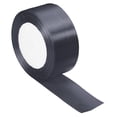 thumbnail image 1 of Unique Bargains 1.5" Wide 24 Yards Satin Ribbon Single Side Craft Roll Wrap Decoration Dark Gray, 1 of 6