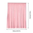 thumbnail image 4 of Sentmoon Blackouts Curtains for Bedroom Curtains Curtain Panel Pair 39 Inch X 59 Inch Curtain Overlay Elegant Curtains for Bedroom Kitchen Curtains Home Decorations for Windows, 4 of 8