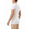 thumbnail image 4 of Underworks Mens Microfiber V-Neck Light Compression T-Shirt, 4 of 5