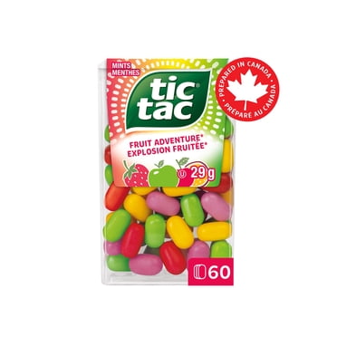 TIC TAC Mints, Fruit Adventure, Mint Candy, 60 Pills, 29 g