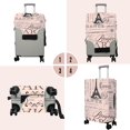 thumbnail image 2 of Travel Luggage Cover Suitcase Protector Fits 18-32 Inch Luggage Wheel Covers Patterned Travel Related Items Flower Luggage Protector Elastic Luggage Anti-scratch Suitcase Cover L, 2 of 5