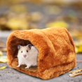 thumbnail image 2 of Gray Squirrel , Non- Soft Small Pet Cotton , For Squirrel Hamster Sleeping  Bed Pet  M, 2 of 8