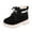 Black-B, variant on 2025 Warm Up Lace Youth Soccer Cleats Size 3 Booties Boots Shoes Size 4 Short Boys Ankle Shoes Size 8 Boys Shoes Shoes