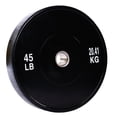 thumbnail image 1 of PRISP Olympic Bumper Weight Plate - Rubber Plate for 2 Inch Olympic Barbell with Steel Insert; Pairs, Sets and Single Plates Available, 1 of 9