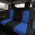 thumbnail image 3 of FH Group 2020-2024 Tesla Model Y Waterproof Neoprene Custom Fit Rear Car Seat Covers Blue, 3 of 7
