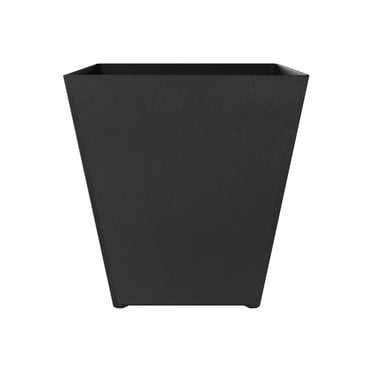 TierraVerde Avondale Smooth Planter Black 14"H