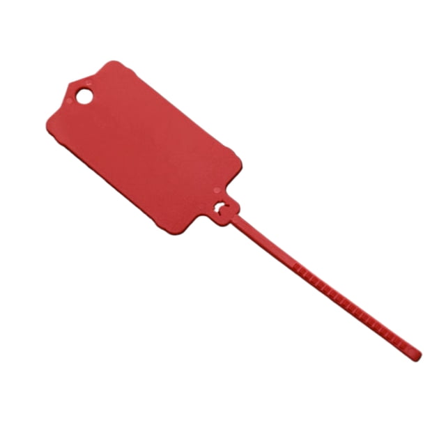 Langgg 100piece Easy To Plastic Tie Mark Label For Quick And Efficient Labeling Red
