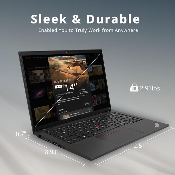Lenovo Thinkpad T14 Gen 3 Laptop, 14.0