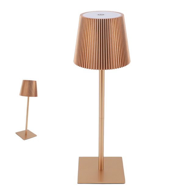 LED Cordless Table Lamp 3600mAh Rechargeable Battery, 3 Color Stepless Dimming, Portable Bedside Lamp For Bars, Bedroom, Restaurants, Reading