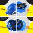 thumbnail image 4 of Kmbangi Working Safety Helmet Hard Hat Baseball Bump Cap Headwear Protection, 4 of 6
