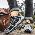 thumbnail image 2 of Bmisegm Espadrilles pour Hommes Espadrilles de Randonnée Chaussures de Marche Légères pour l'Extérieur Chaussures de Course Non Étanches pour un Randonnée Confortable Chaussures pour Hommes Espadrilles Noires 11.5, 2 of 9