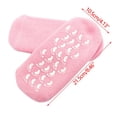 thumbnail image 2 of XYAIYT Premium Moisturizing Gel Socks for Soft and Smooth Feet Non-Slip Reusable Hydrating Heel Enriched with Vitamin E Suit for Dry Rough Skin and Calluses Relief, 2 of 8