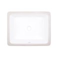 thumbnail image 2 of American Imaginations 19.5-in. W CUPC Rectangle Bathroom Undermount Sink Set In White - Black Hardware - Overflow Drain Incl. AI-31789, 2 of 7