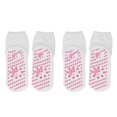 thumbnail image 1 of Warm Heated Socks, Breathable Cotton 4Pcs Fast Drying Self Heating Socks Tourmaline Design  For Winter White,Black,Red, 1 of 8