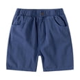 thumbnail image 1 of Kids Shorts Boys Elastic Waist Drawstring Pull-On Summer Shorts Baby Boy Essentials 4-5 Years, 1 of 3