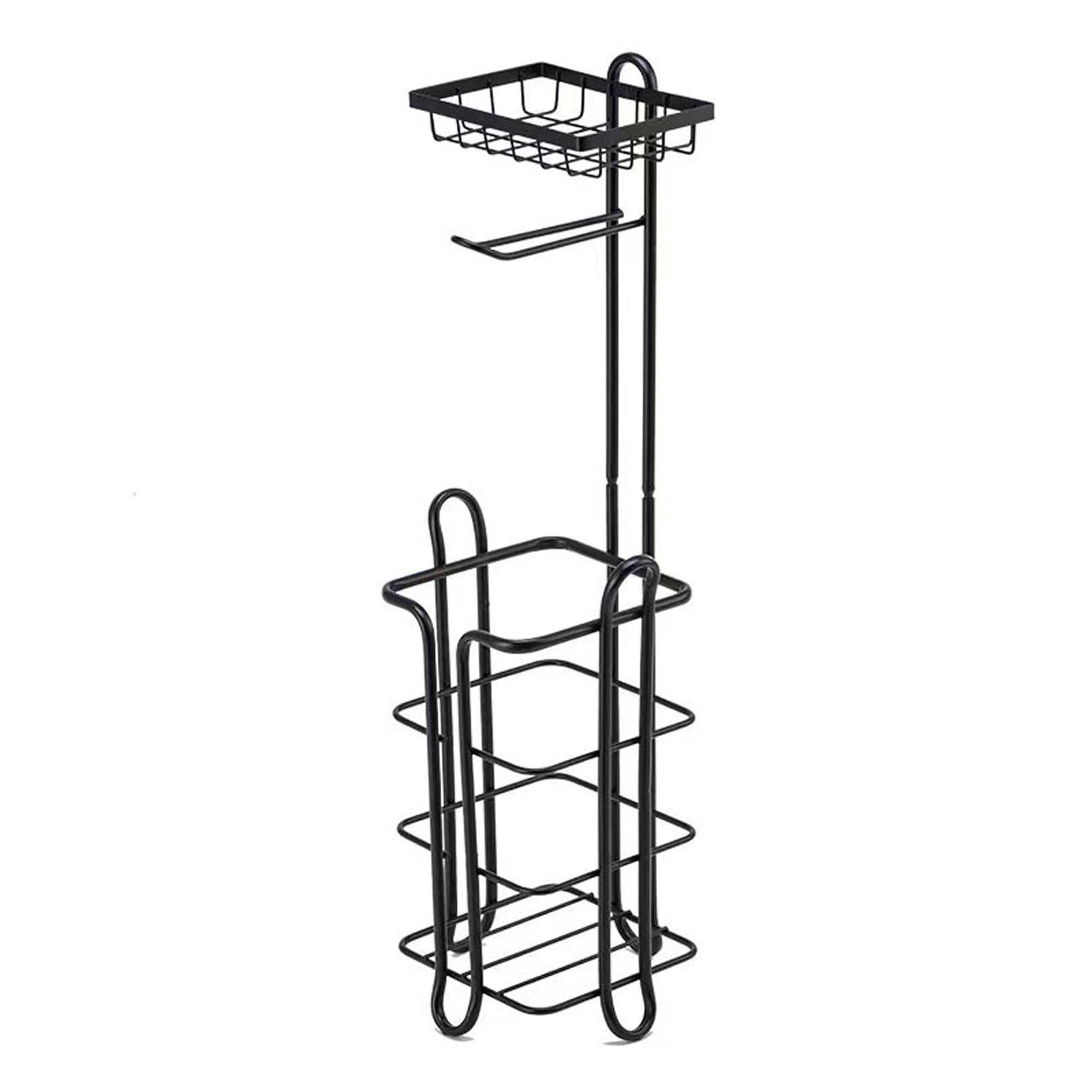Tissue Paper Roll Stand, Bathroom Toilet Paper Storage Holder, Floor Standing Toilet Paper Dispenser