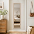 thumbnail image 4 of 13.5x49.5 Inch  Over The Door Mirror LEWIS WOOD, 4 of 5