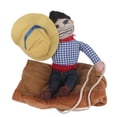 thumbnail image 2 of Cowboy Ride Dog Costumes, Cowboy Rider Style Pet Costume, Funny  Cosplay Clothes and Hat Pet Dog Costume, 2 of 7