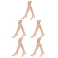 thumbnail image 3 of Guardoinrt Womens Calf Compression Stockings For Comfortable And Protective Compression Comfortable Stockings Nylon skin color M 5Set, 3 of 6