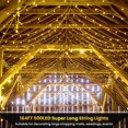 thumbnail image 2 of Color Changing Christmas Lights, 164ft 500 LED Warm White & Multicolor Christmas String Lights with Remote, 11 Modes Christmas Twinkle Lights for Christmas Party, Garden, Xmas Tree Decorations, 2 of 8