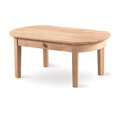 thumbnail image 1 of International Concepts Table Basse Ovale en Bois Phillips Non Fini, 1 of 10