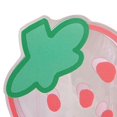 thumbnail image 2 of Transparent Pen Container Multifunctional Cute Cartoon Acrylic Makeup Brush Storage Case for Office Desk Makeup Table Strawberry, 2 of 3
