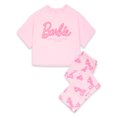 thumbnail image 1 of Barbie Pyjama Deux Pièces pour Femmes Rose à Manches Courtes et Jambes Longues, 1 of 6