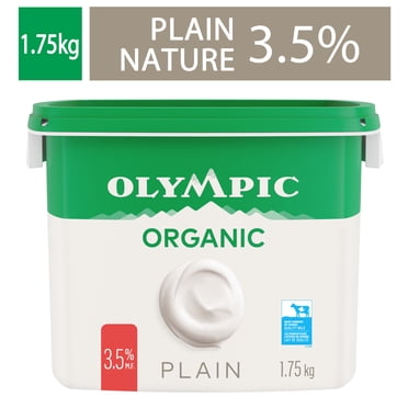 Olympic Organic Plain Yogurt 3.5%, 1.75kg