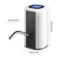 thumbnail image 1 of Clearance! Rewenti Portable Electric Kettle Pump Desktop Kettle Water Dispenser for 5 Gallon Universal Kettle Rechargeable Automatic Water Dispenser Home Camping, 1 of 5
