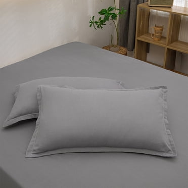 TIMIFIS Taie d'Oreiller Uni Taie d'Oreiller Uni Polyester Taie d'Oreiller pour Bien Dormir Douce et Respirante Taie d'Oreiller 5 Couleurs 18.90x29.13 Pouces Essentiels pour la Nouvelle Maison