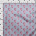 thumbnail image 2 of oneOone Cotton Poplin Fabric Floral Block Decor Fabric Printed BTY 56 Inch Wide, 2 of 4