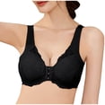 thumbnail image 2 of Timegard Bras for Women Wirefree Front Closure Lace Full Support Back Smoothing Comfort Everyday Bras, 2 of 3