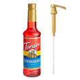 thumbnail image 1 of Torani Strawberry Flavoring Syrup, Fresh & Juicy Berry Beverage Syrup, 750 mL (25.4 oz) Plastic Bottle with Bonus Squeeze Pump, 1 of 2