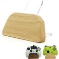 thumbnail image 1 of 1 piece, solid wood game controller stand, desktop game controller storage rack, suitable for Xbox, PS4, PS5. The best gift for your son, husband, or boyfriend.,transparent, 1 of 3