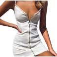 thumbnail image 1 of Birdeem Robe Courte Moulante pour Femmes, Aguichant, à Bretelles, Dos Ouvert, Imprimée, Tempérament, 1 of 10
